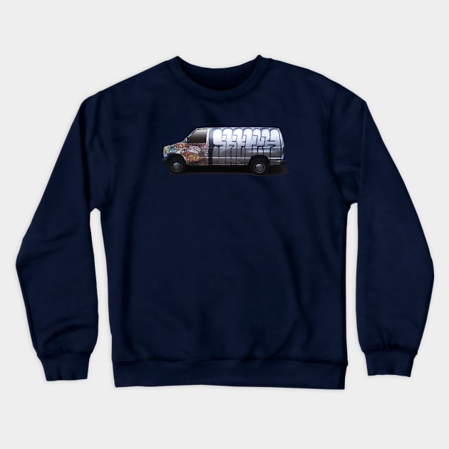 Moving Graffiti #9 Crewneck Sweatshirt by PandaSex